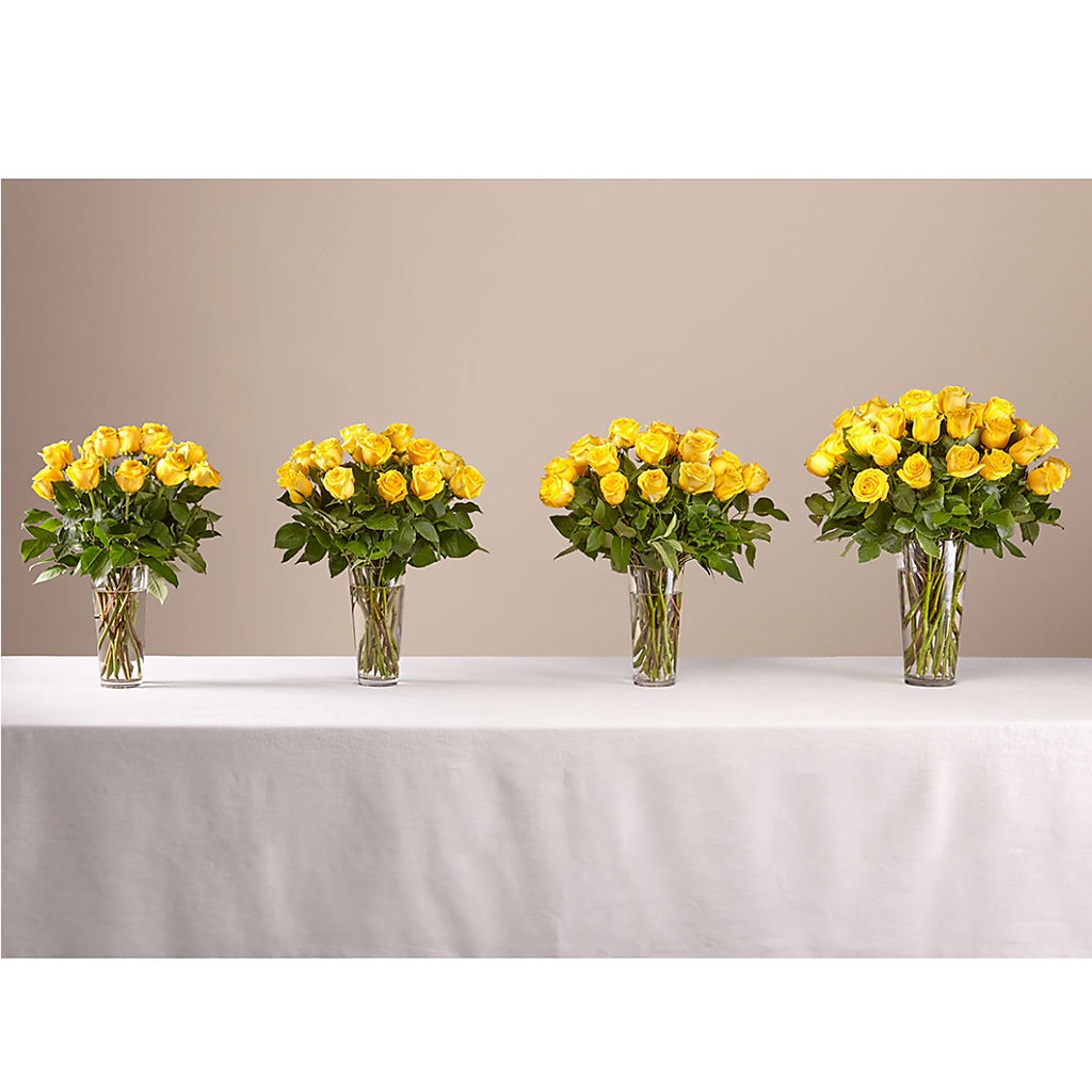 Long Stem Yellow Rose Bouquet – ALBRIGHT'S INC, Columbus GA
