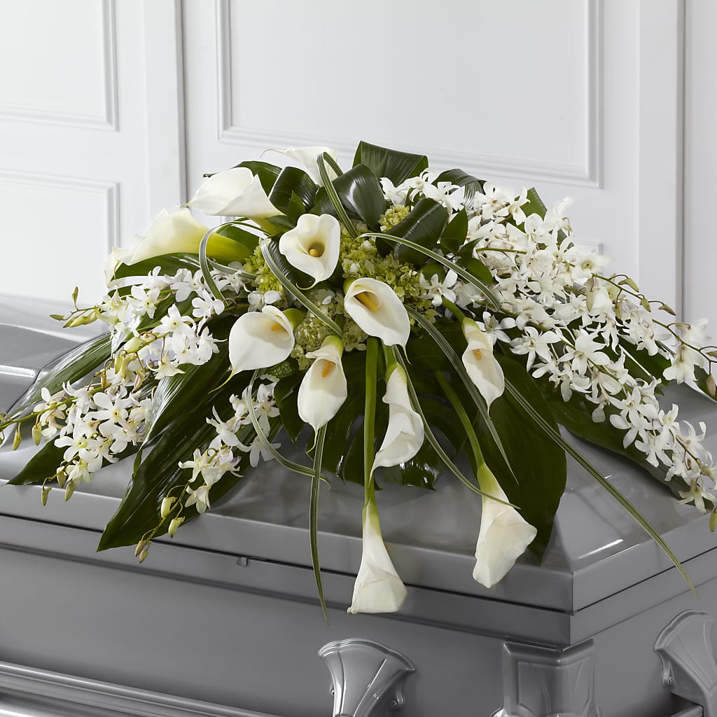 Angel Wings Casket Spray – ALBRIGHT'S INC, Columbus GA