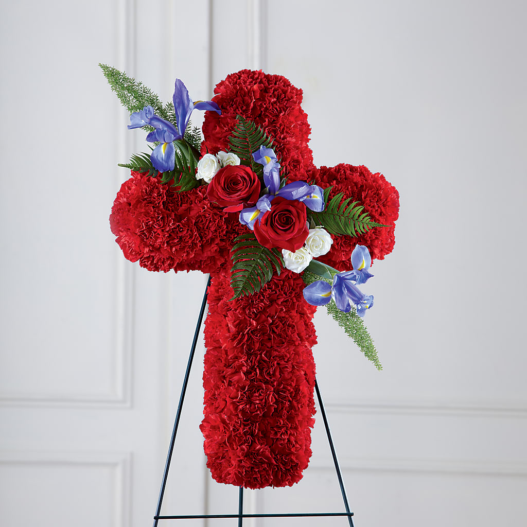 Faithful Hero Floral Cross – ALBRIGHT'S INC, Columbus GA