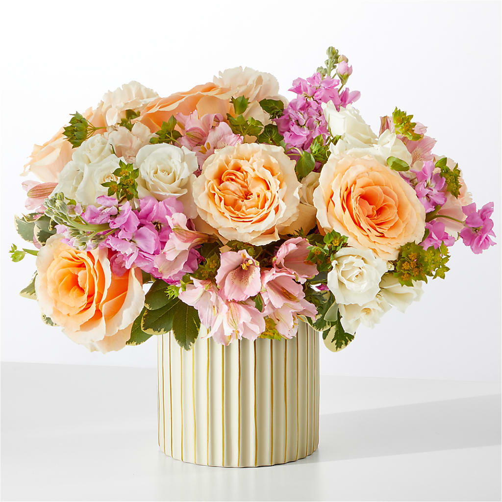 Paradise Bouquet with Ivory Vase – ALBRIGHT'S INC, Columbus GA