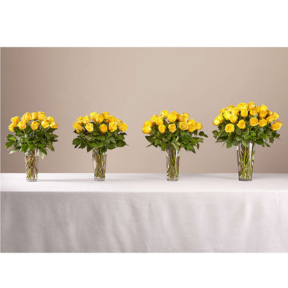 Long Stem Yellow Rose Bouquet – ALBRIGHT'S INC, Columbus GA