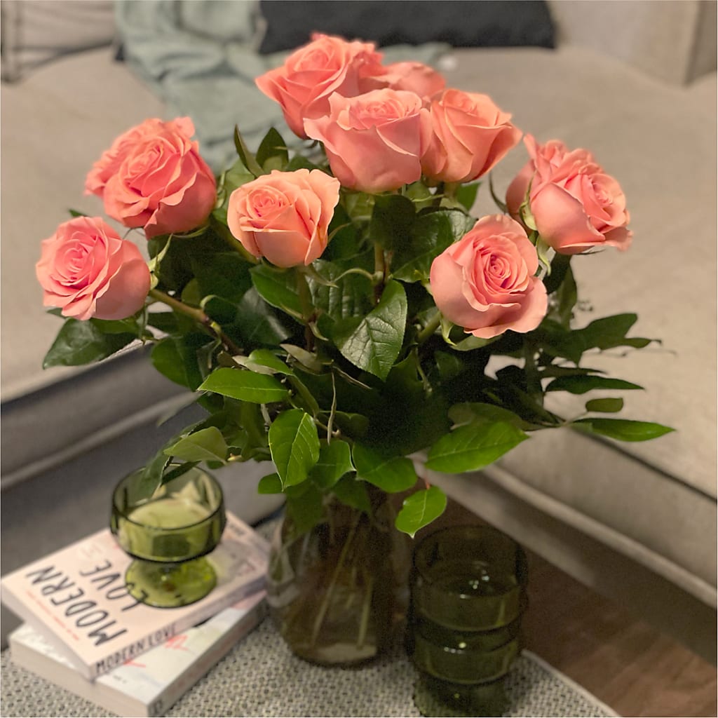 Long Stem Pink Rose Bouquet – ALBRIGHT'S INC, Columbus GA