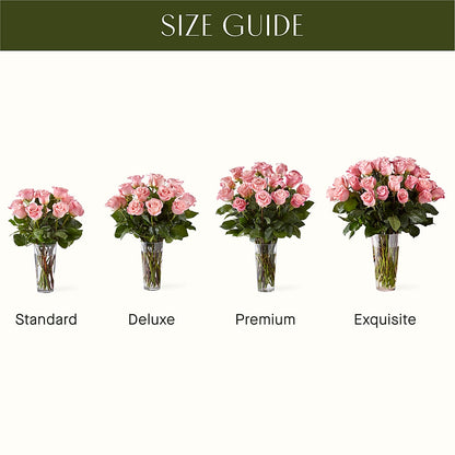 Long Stem Pink Rose Bouquet – ALBRIGHT'S INC, Columbus GA