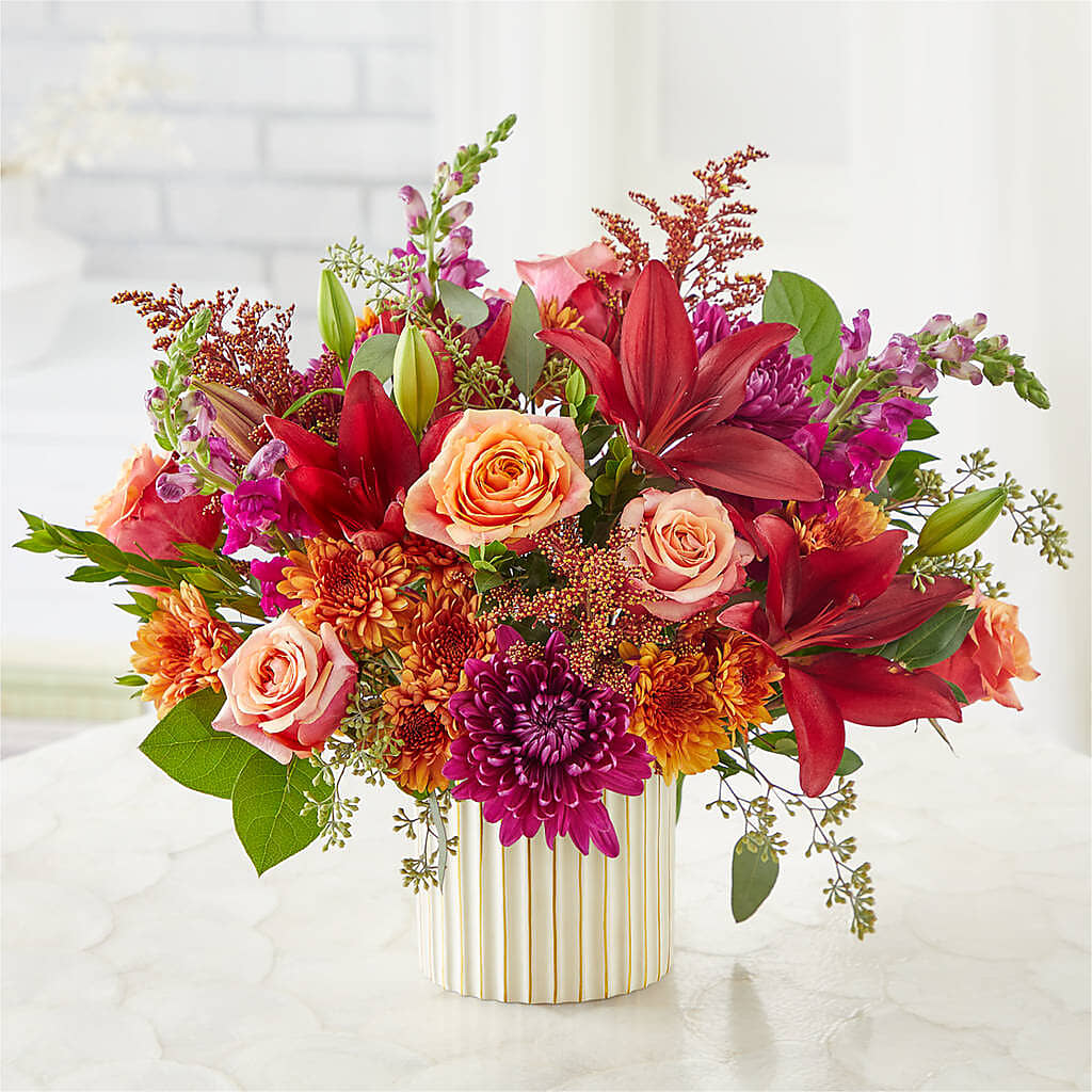 Burgundy Landscape Bouquet – ALBRIGHT'S INC, Columbus GA