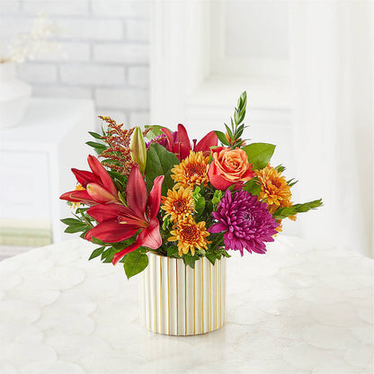 Burgundy Landscape Bouquet – ALBRIGHT'S INC, Columbus GA