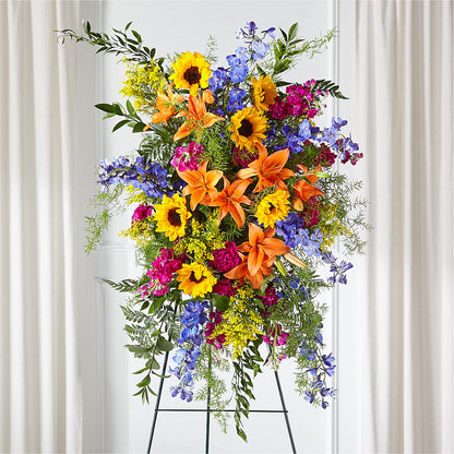 Sunlit Memories Standing Spray (Standard) – ALBRIGHT'S INC, Columbus GA