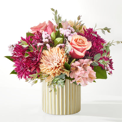 Berry Cobbler Bouquet with Ivory Vase – ALBRIGHT'S INC, Columbus GA