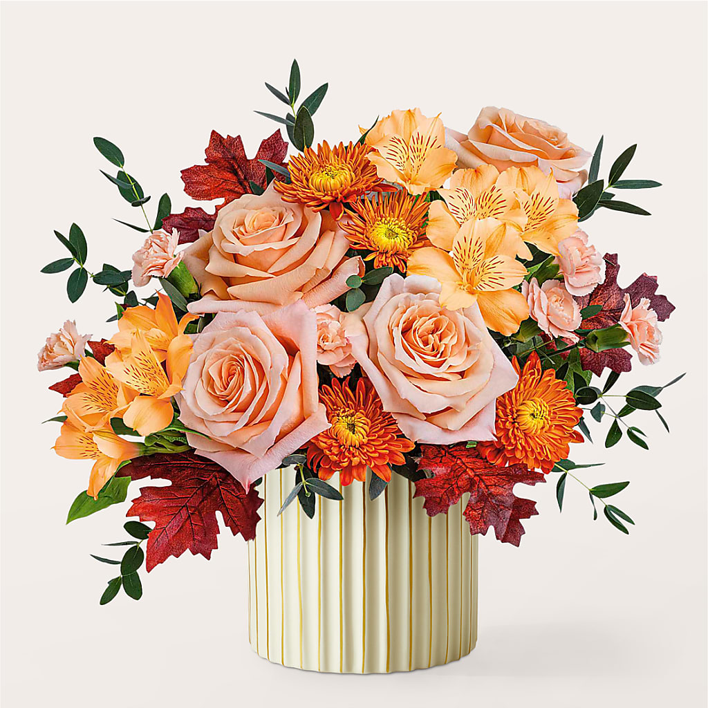 Spiced Latte Bouquet with Ivory Vase – ALBRIGHT'S INC, Columbus GA