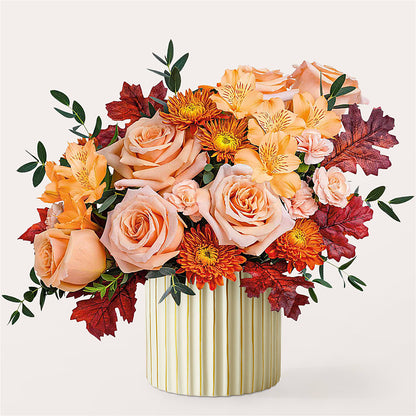 Spiced Latte Bouquet with Ivory Vase – ALBRIGHT'S INC, Columbus GA