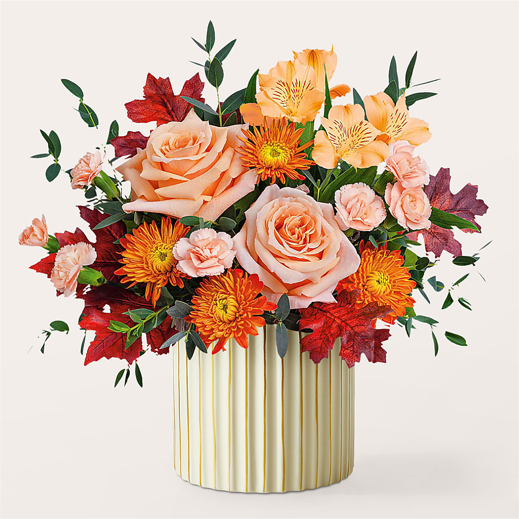 Spiced Latte Bouquet with Ivory Vase – ALBRIGHT'S INC, Columbus GA