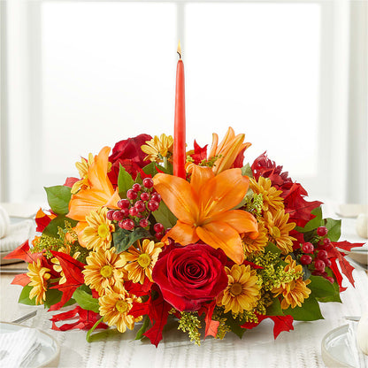 Autumn's Embrace Centerpiece – ALBRIGHT'S INC, Columbus GA