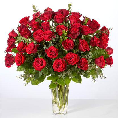 Forever Yours Fifty Stem Red Rose Bouquet – ALBRIGHT'S INC, Columbus GA